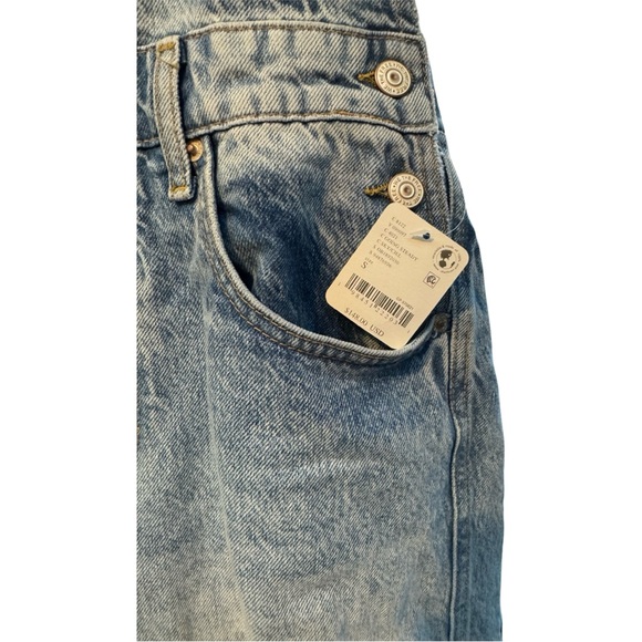 Free People Good Luck Denim Overalls - Going Steady - Picture 6 of 16